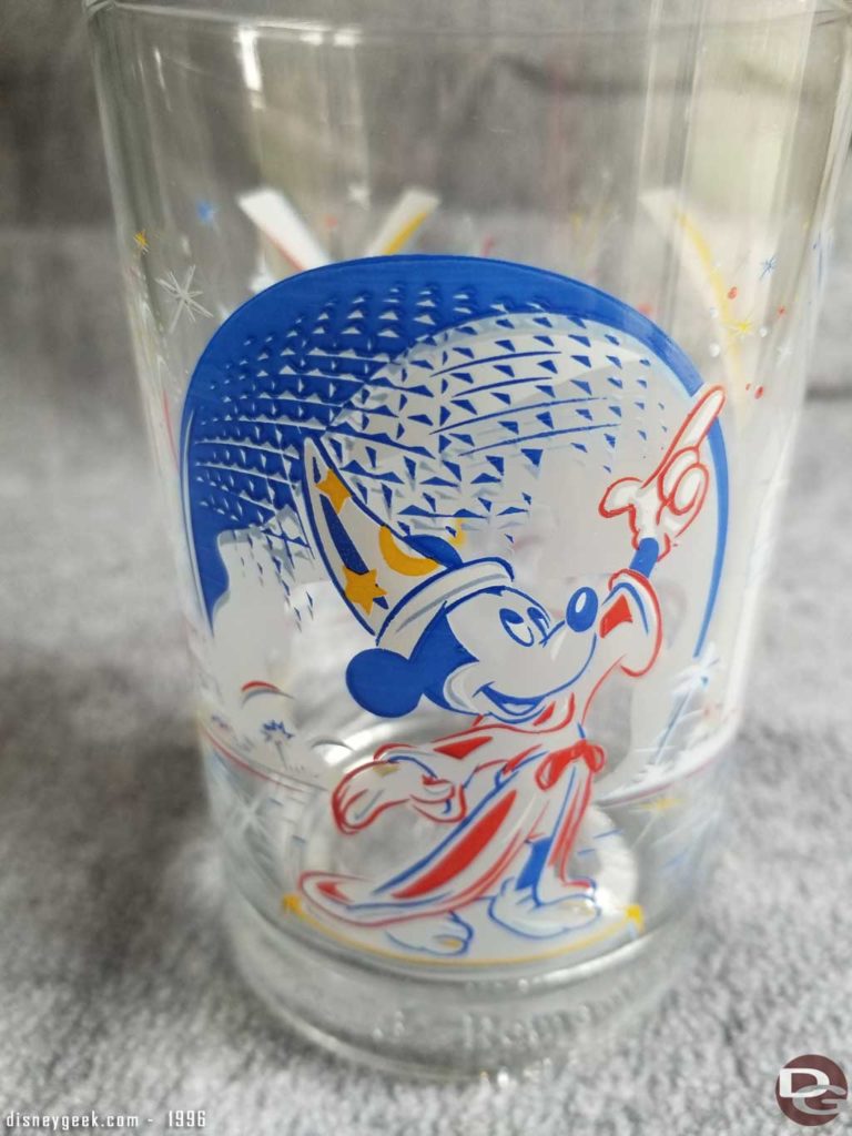 Remember the Magic 25th Anniversary of Walt Disney World Glass from