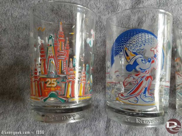 Remember the Magic - 25th Anniversary of Walt Disney World Glass from McDonalds