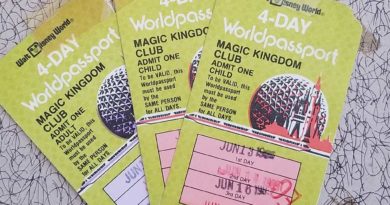 1985 - Walt Disney World - Magic Kingdom Club Tickets