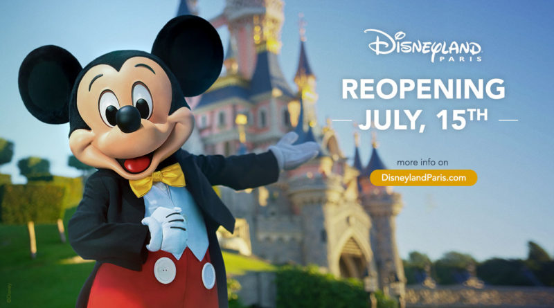 Disneyland Paris Reopening July 15