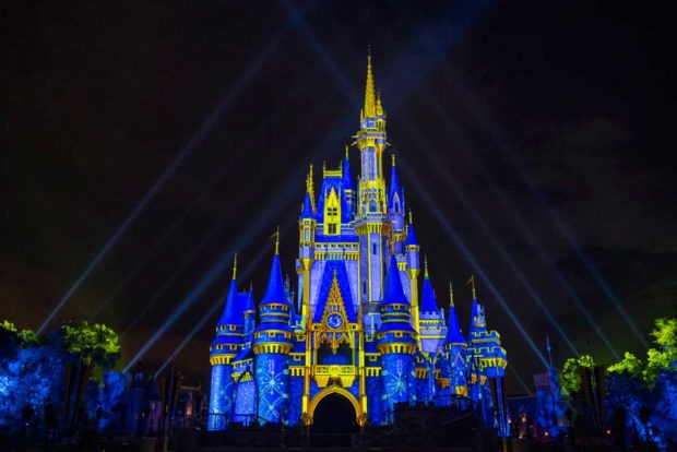 Walt DWalt Disney World Resort in Lake Buena Vista, Fla., will reimagine its holiday celebration this year. From Nov. 6 to Dec. 30, when night falls at Magic Kingdom Park, projection effects will transform Cinderella Castle with a kaleidoscope of holiday-themed designs. (David Roark, photographer)isney World Resort in Lake Buena Vista, Fla., will reimagine its holiday celebration this year. From Nov. 6 to Dec. 30, when night falls at Magic Kingdom Park, projection effects will transform Cinderella Castle with a kaleidoscope of holiday-themed designs. (David Roark, photographer)
