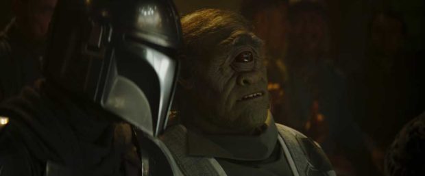 An alien in THE MANDALORIAN, season two. © 2020 Lucasfilm Ltd. & TM. All Rights Reserved.