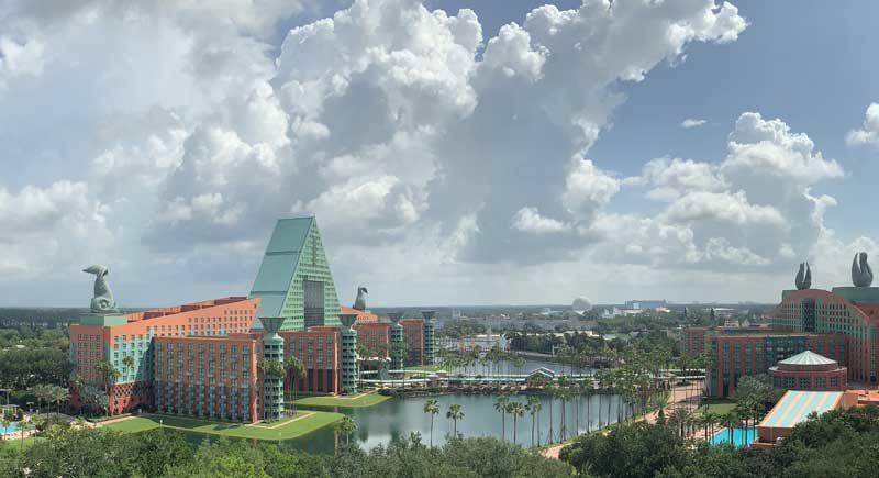 View from top of The Walt Disney World Swan Reserve (Photo Credit: Walt Disney World Swan and Dolphin)