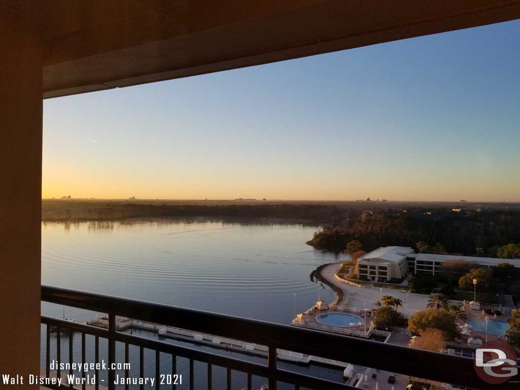 Bay Lake Tower at Disney's Contemporary Resort View from Room