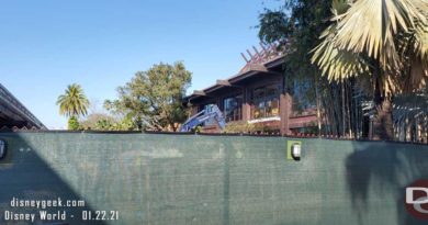 Polynesian Village Resort - Monorail Station Rebuild (January 2021)