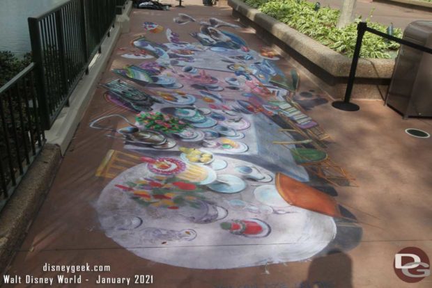 Epcot Festival of the Arts 2021 - Chalk Art