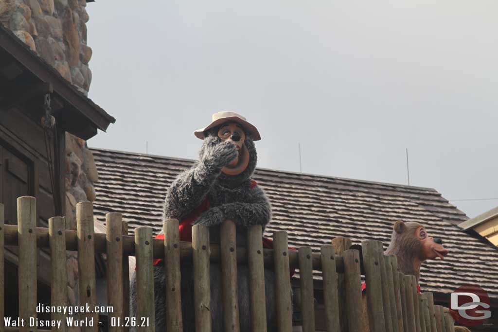 Big Al Greeting Guests in Frontierland
