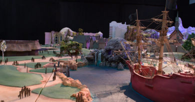 Tokyo DisneySea - Fantasy Springs - A model of the area with the theme of the movie "Peter Pan"