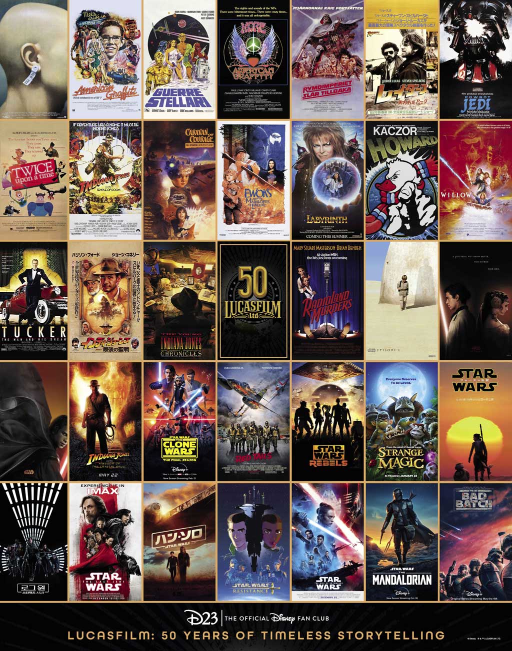 Lucasfilm’s 50th anniversary Poster