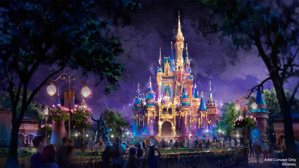 Magic Kingdom - Sleeping Beauty Castle Beacon of Light