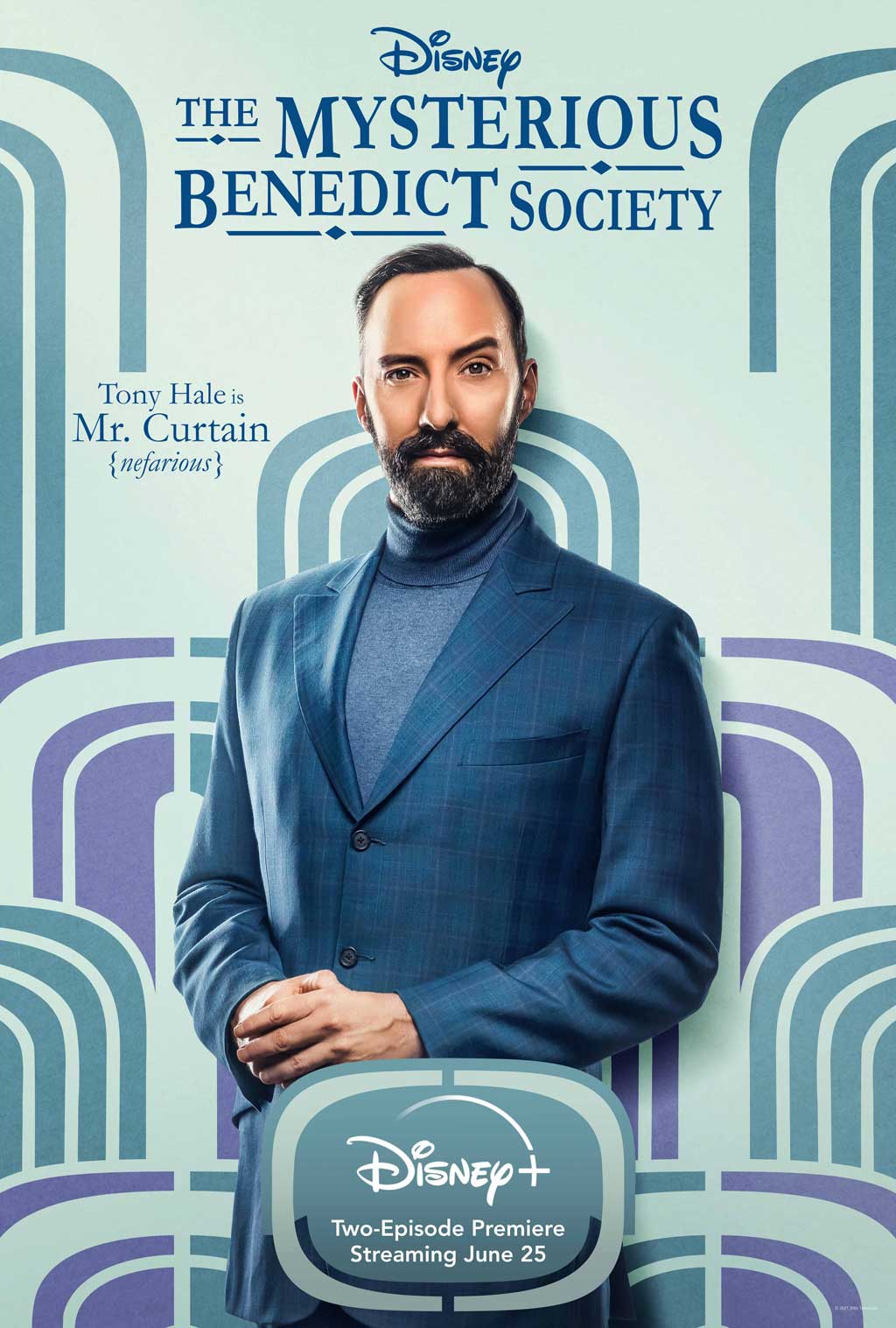 The Mysterious Benedict Society - Tony Hale's Dual Role Posters & Video