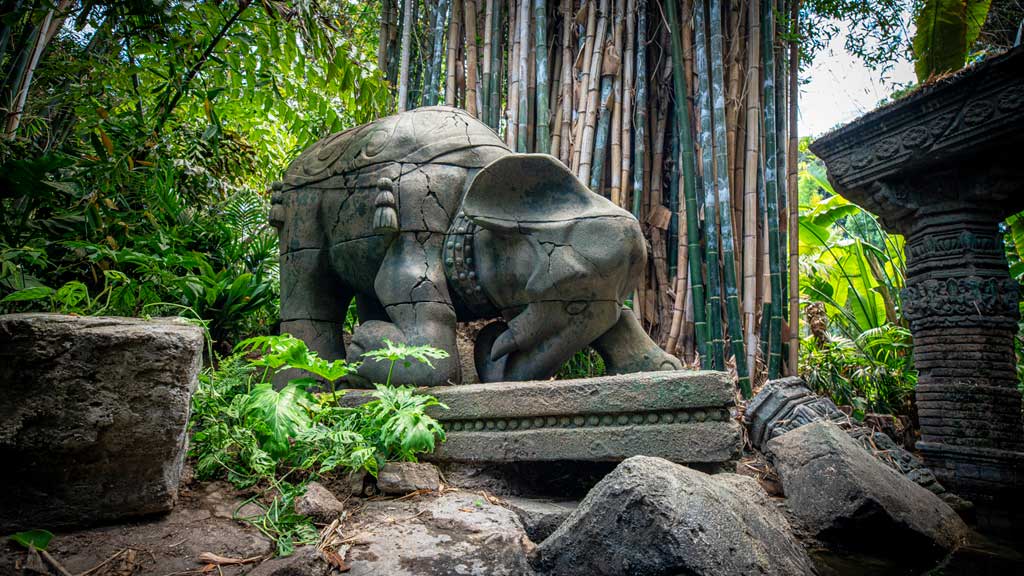 The world-famous Jungle Cruise at Disneyland Park officially reopens on July 16, 2021, with new adventures, an expanded storyline and more humor as skippers take guests on a tongue-in-cheek journey along some of the most remote rivers around the world. The new creative concept is original to Walt Disney Imagineering, just like the classic attraction itself. (Christian Thompson/Disneyland Resort)