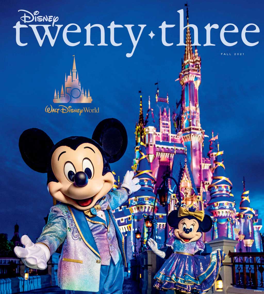 D23 Disney Twenty-Three Fall 2021 Cover