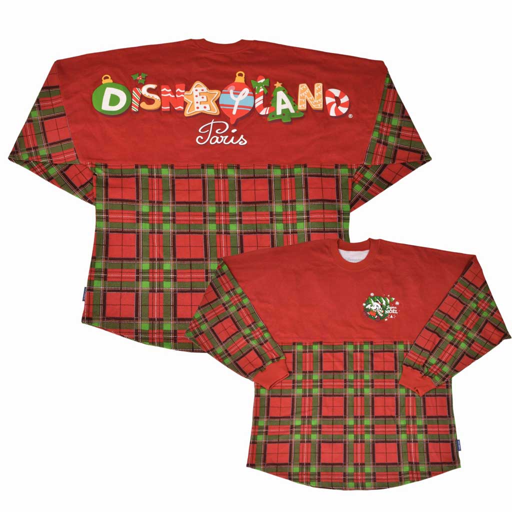 New Holiday Spirit Jersey, a perfect fit for the upcoming the holiday season to celebrate with the magic of Disneyland Paris (60€)