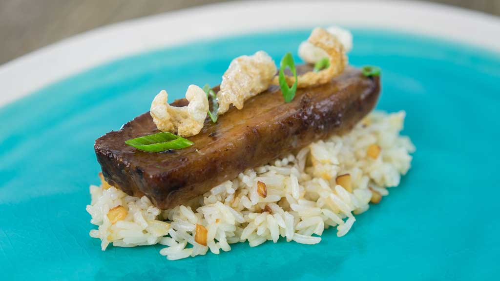 Braised Pork Belly Adobo at Holiday Duets Marketplace
