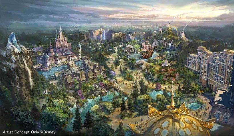 Tokyo DisneySea Fantasy Springs Concept Art