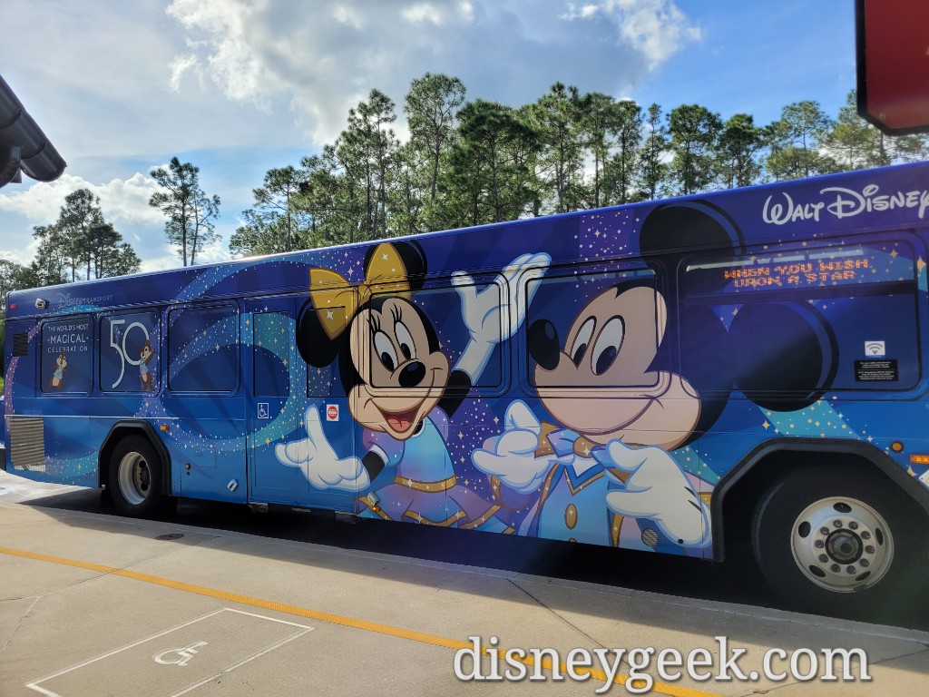 Encanto Bus Wrap Debuts at Walt Disney World 