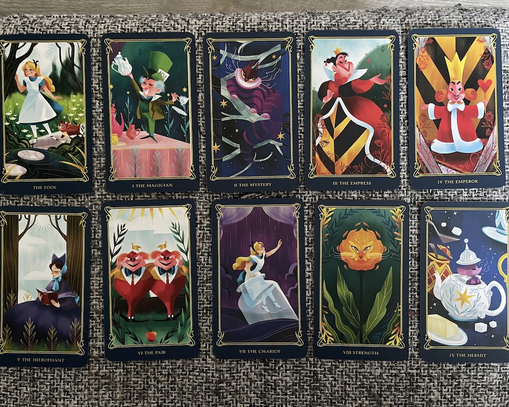 Product Review Alice in Wonderland Tarot Deck and Guidebook The Geek