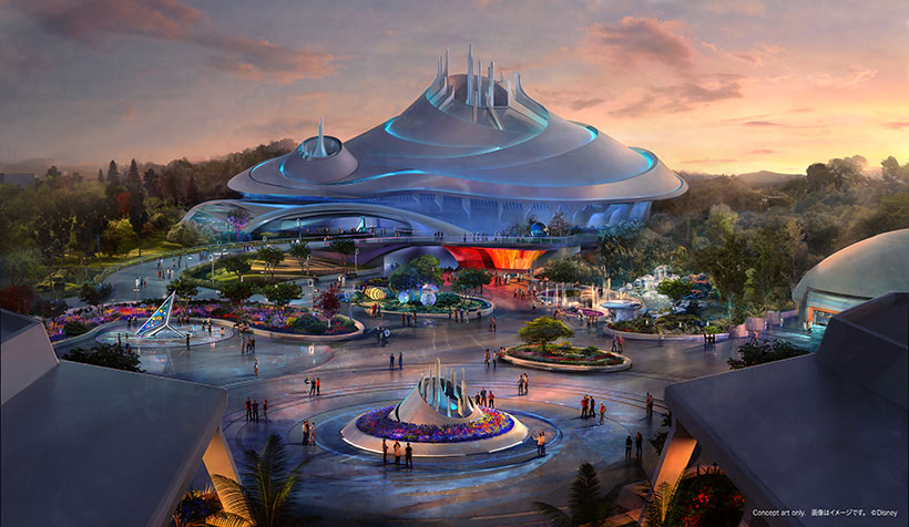 Tokyo Disneyland Space Mountain Concept