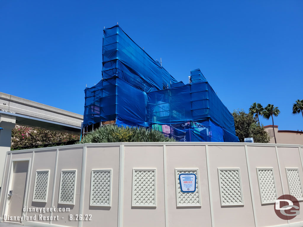 Pictures: Monsters Inc Closed for Renovation @ Disney California