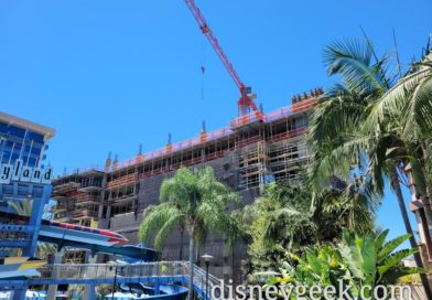 Pictures: Disneyland Hotel DVC Tower Construction (8/05/22)