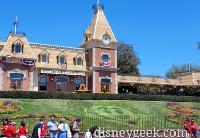 Starting my afternoon at  Disneyland