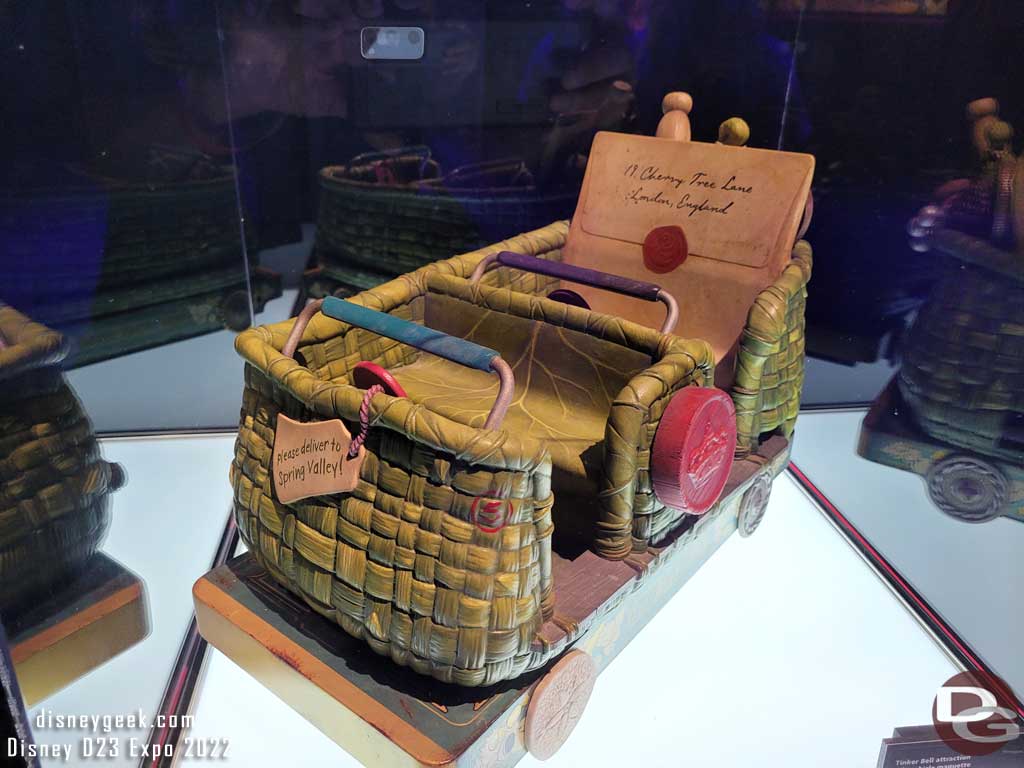 Tokyo DisneySea Fantasy Springs Tinker Bell attraction ride vehicle maquette