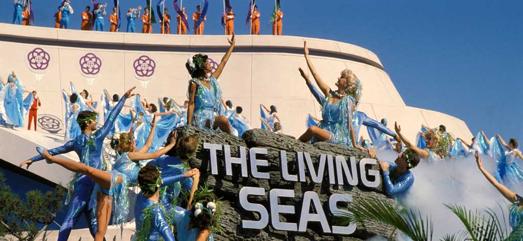 On Jan. 15, 1986, The Living Seas (now The Seas with Nemo & Friends) opens in EPCOT at Walt Disney World Resort in Lake Buena Vista, Fla. Centerpiece of the pavilion is a 5.7-million-gallon aquarium – the world’s largest at the time – that’s home to more than 200 species of marine life. (Disney)