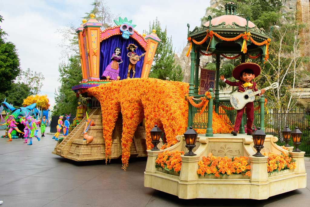 In time for spring 2023, the long-awaited return of the "Magic Happens" parade will come to life at Disneyland Park in Anaheim, Calif., during The Walt Disney Company's 100th anniversary. The parade will feature stunning floats, beautiful costumes and beloved Disney characters. (Todd Wawrychuk/Disneyland Resort)