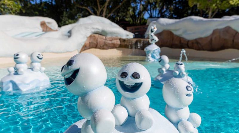 Disney's Blizzard Beach Water Park reopens to guests on Nov. 13, 2022 offering arctic adventures and new touches from the Walt Disney Animation Studios film, Frozen at Walt Disney World Resort in Lake Buena Vista, Fla. (Courtney Kiefer, photographer)