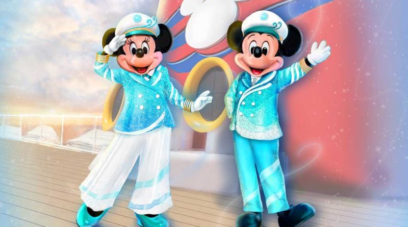 Disney Cruise Line “Silver Anniversary at Sea” – Captain Minnie Mouse and Captain Mickey Mouse