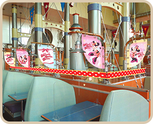 Interior Decorations Horizon Bay Restaurant (Tokyo DisneySea)