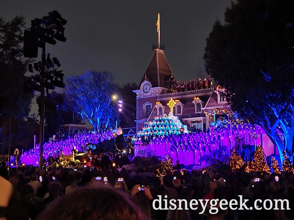 Pictures & Video Disneyland Candlelight Ceremony with guest narrator