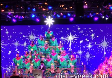 Pictures: Epcot Candlelight Processional with Guest Narrator Daymond John