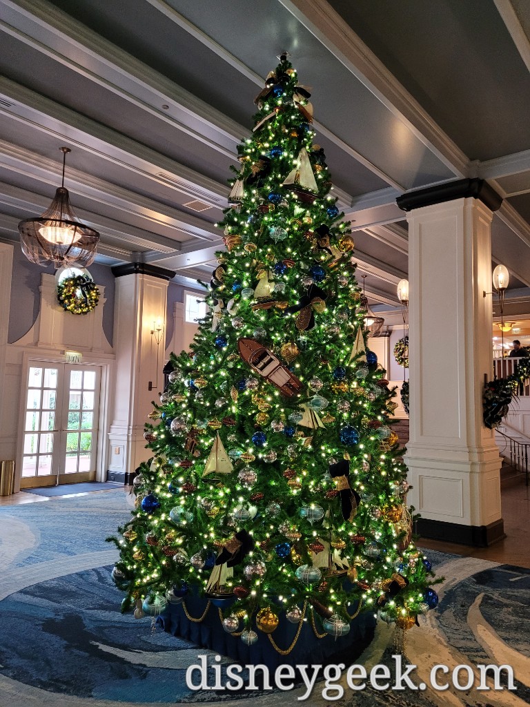 disney yacht club at christmas