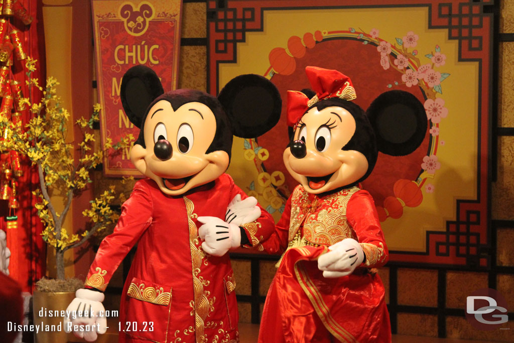 Pictures: Mickey Mouse & Minnie Mouse at Lunar New Year