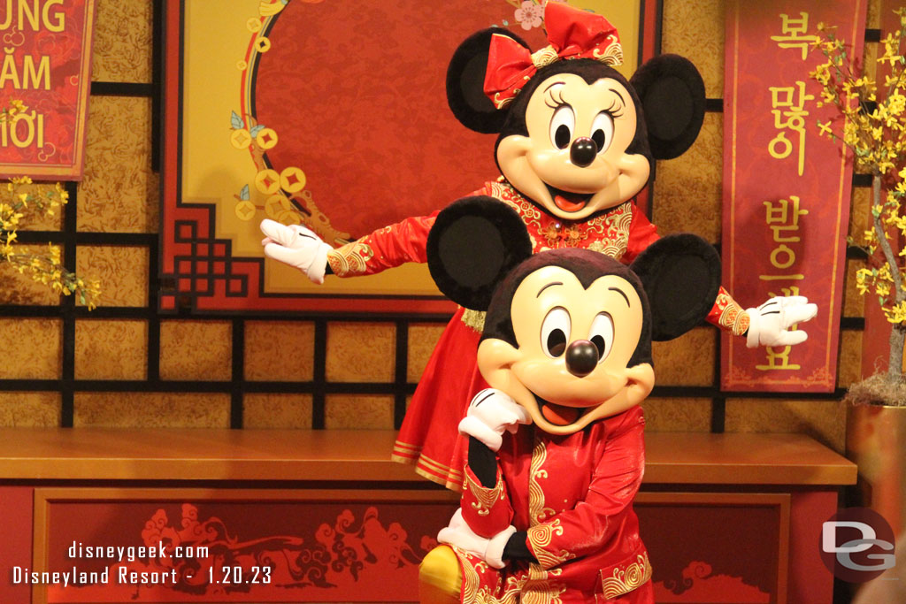 Pictures: Mickey Mouse & Minnie Mouse at Lunar New Year