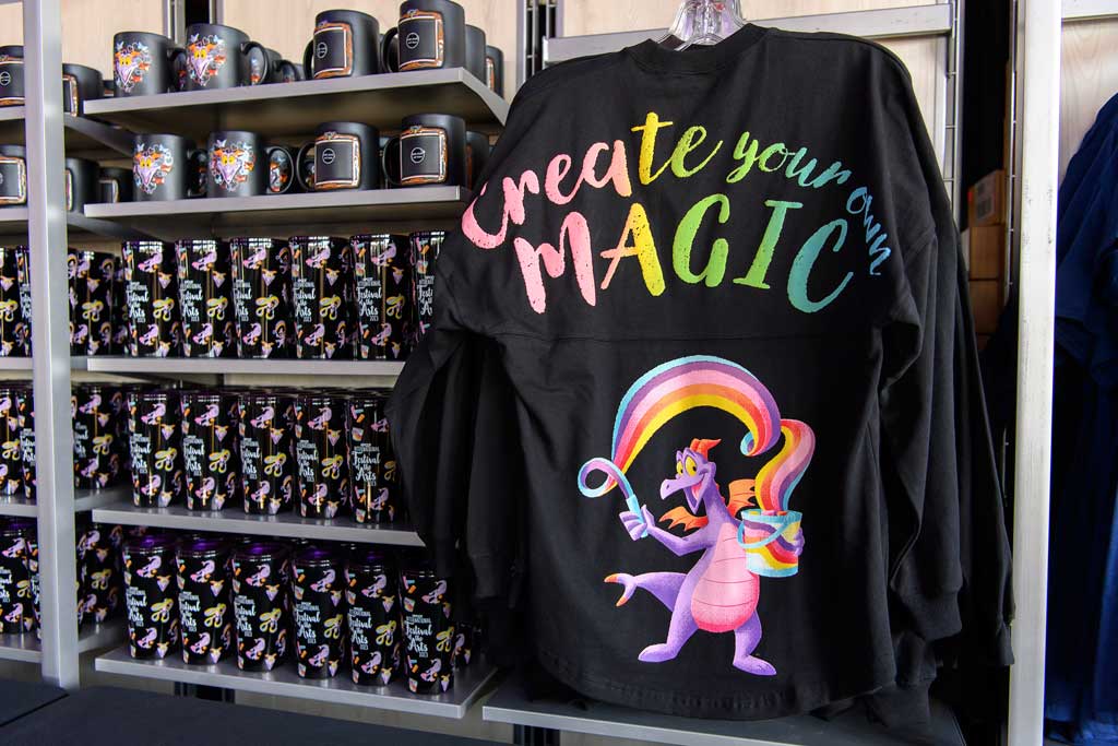 Next Figment’s Inspiration Station at the Odyssey: Art, Food and Little Sparks of Magic joins the lineup at the EPCOT International Festival of the Arts presented by AT&T taking place Jan. 13 – Feb. 20, 2023, at Walt Disney World Resort. The new festival food studio offers an array of vibrant and playful food-and-beverage items guaranteed to ignite guests’ imaginations (Amy Smith, Photographer)  Figment’s Inspiration Station at the Odyssey: Art, Food and Little Sparks of Magic joins the lineup at the EPCOT International Festival of the Arts presented by AT&T taking place Jan. 13 – Feb. 20, 2023, at Walt Disney World Resort. The new festival food studio offers an array of vibrant and playful food-and-beverage items guaranteed to ignite guests’ imaginations (Amy Smith, Photographer)  Figment’s Inspiration Station at the Odyssey: Art, Food and Little Sparks of Magic joins the lineup at the EPCOT International Festival of the Arts presented by AT&T taking place Jan. 13 – Feb. 20, 2023, at Walt Disney World Resort. The new festival food studio offers an array of vibrant and playful food-and-beverage items guaranteed to ignite guests’ imaginations (Amy Smith, Photographer)  New Figment-inspired festival merchandise features an expressive and colorful collection perfect for the whole family at the EPCOT International Festival of the Arts presented by AT&T. The festival takes place Jan. 13 – Feb. 20, 2023, at Walt Disney World Resort. (Amy Smith, Photographer)  New Figment-inspired festival merchandise features an expressive and colorful collection perfect for the whole family at the EPCOT International Festival of the Arts presented by AT&T. The festival takes place Jan. 13 – Feb. 20, 2023, at Walt Disney World Resort. (Amy Smith, Photographer) 