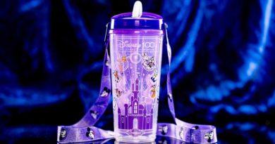 Disneyland guests can enjoy their favorite non-alcoholic beverage with the Disney100 Thermo Tumbler at various locations at the Disneyland Resort