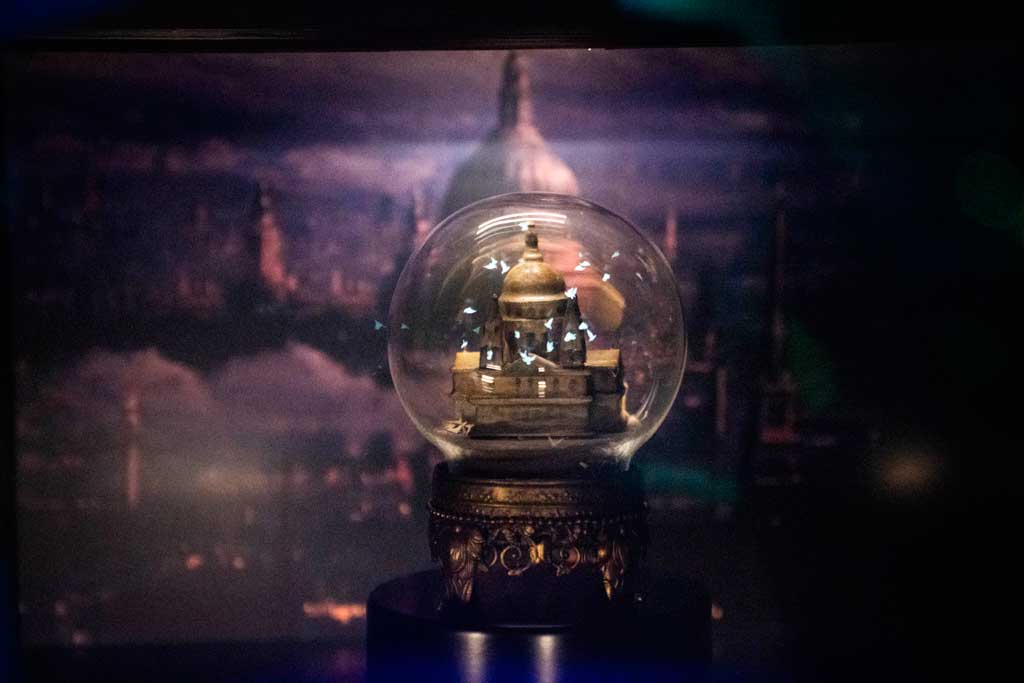 St. Paul’s Cathedral snow globe used by Disney Legend Julie Andrews in Mary Poppins (1964) on display at Disney100: The Exhibition, now open at The Franklin Institute in Philadelphia. ©Disney