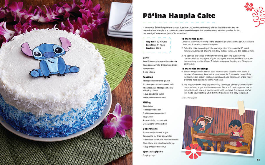 stitch cookbook cake