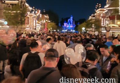 Disneyland  Main Street USA 10 minutes until fireworks