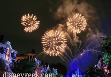 Mickey Fireworks in Wondrous Journeys