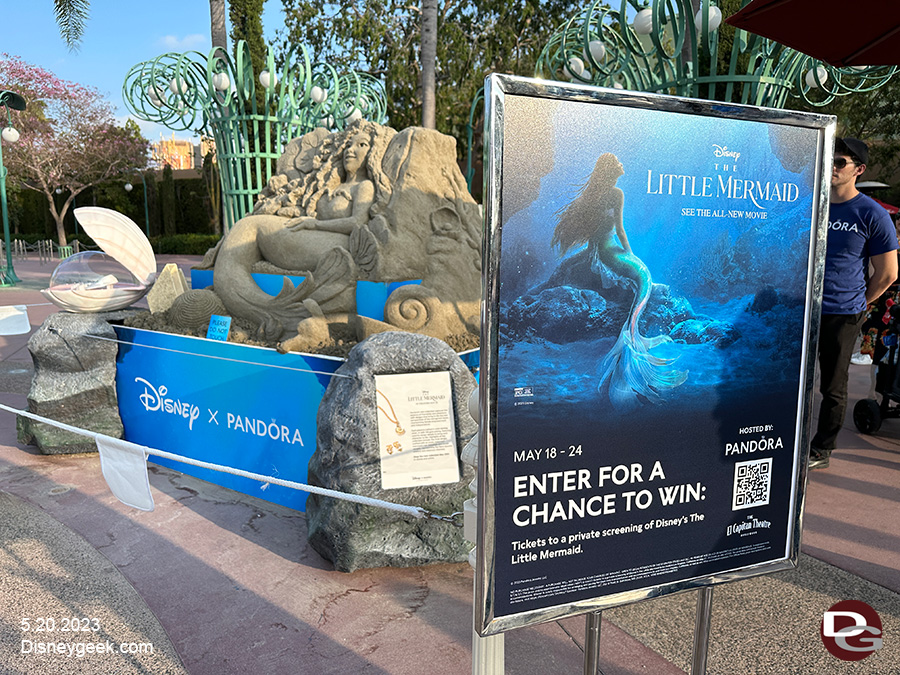 Pictures: Little Mermaid Sand Sculpture @ Disneyland Resort - The