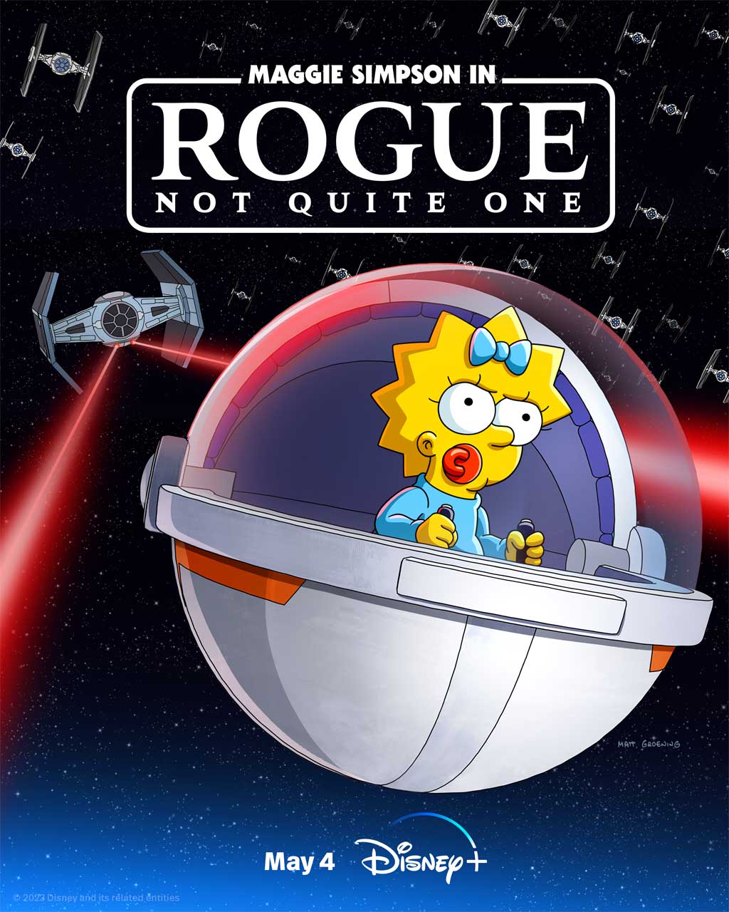 Maggie Simpson in ‘Rogue Not Quite One