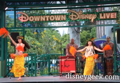 Tupua Performing in Downtown Disney This Evening