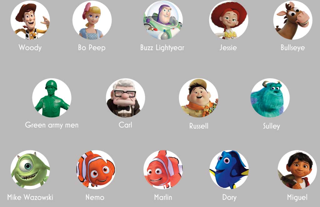 Pixar Characters 1536x996 1