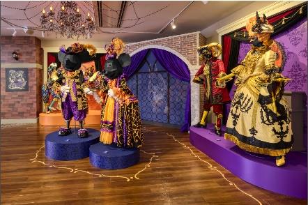Costumes from “Mysterious Masquerade” at “Tokyo Disney Resort Encore! The Moments”