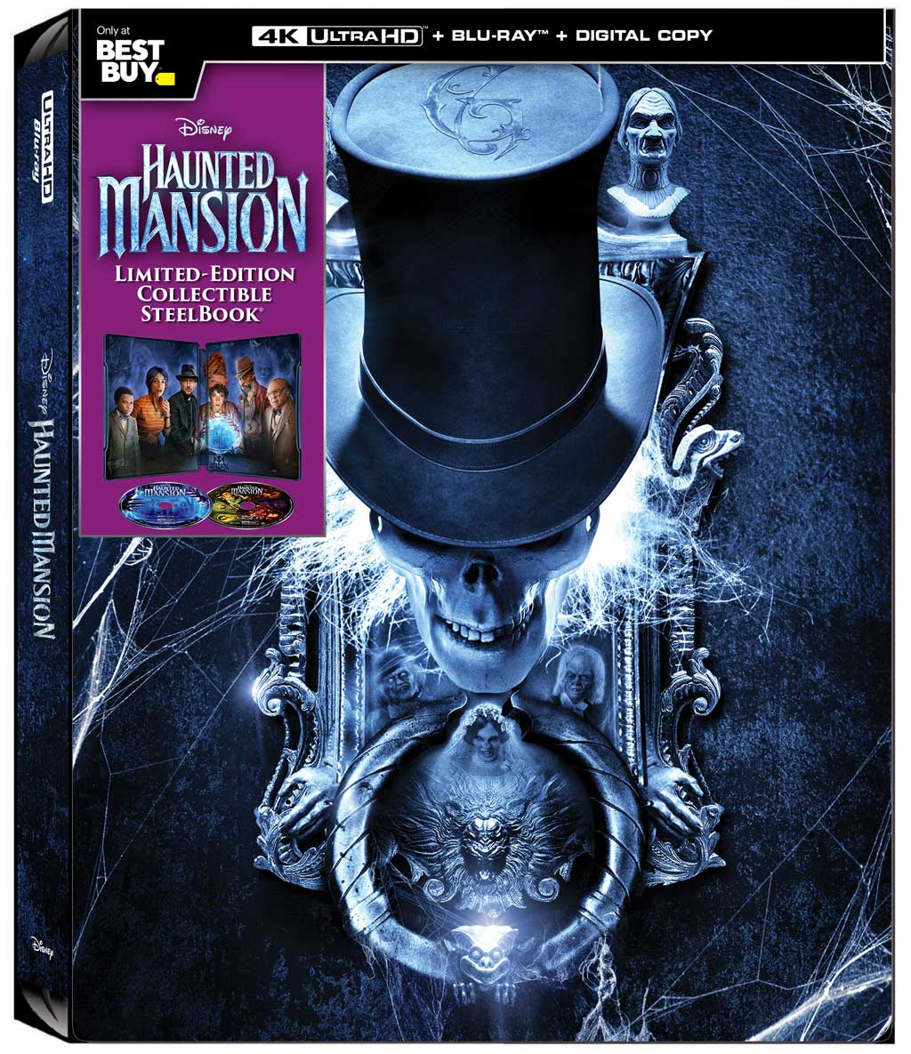Haunted Mansion Best Buy 4K UHD Steelbook Closed