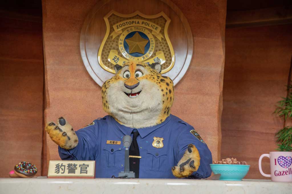 Sophisticated Audio-Animatronics technology brings Zootopia characters to life in a vivid art form